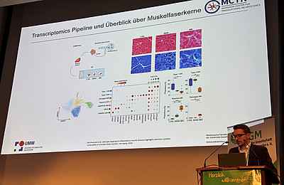 Sven Wischnewski presenting his successful research at the 27th DGM Congress in Giessen on March 20, 2025. Photo: UMM